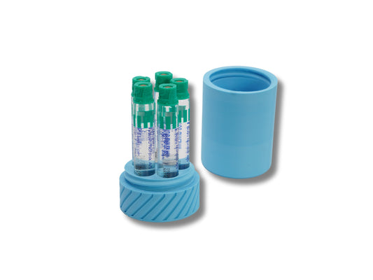 Insulin Vial Holder for 5 Penfill Vials | Colorful Diabetic Supply Organizer | Compact Travel Case for Insulin Storage