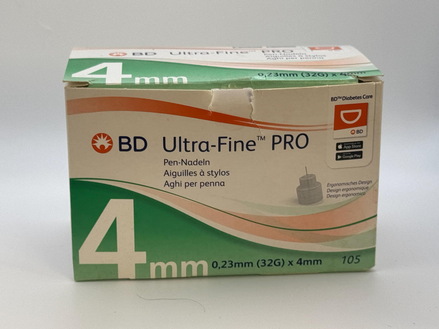 Compact Needle Holder for BD Ultra-Fine Pro: Travel Diabetes Organizer