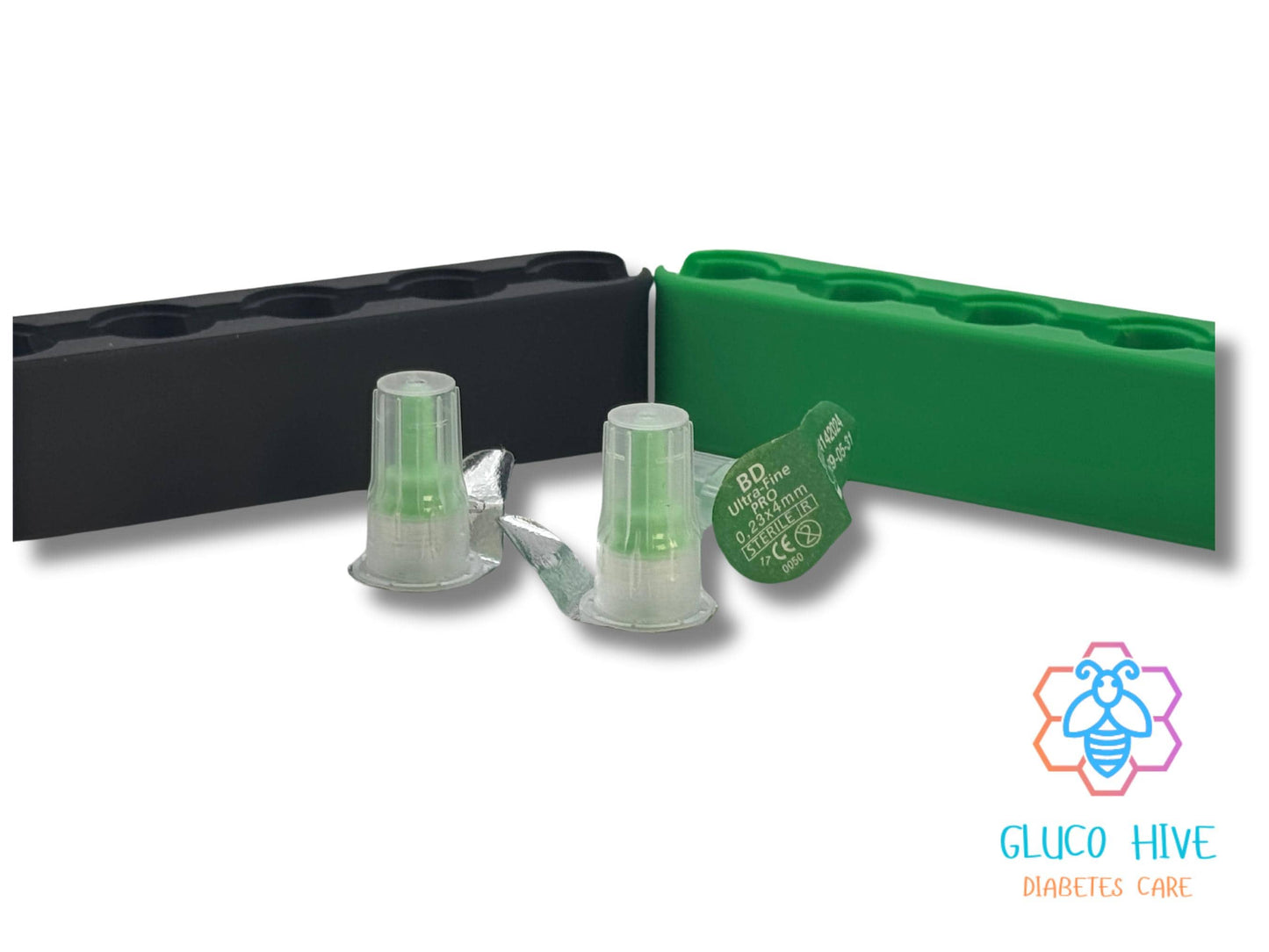 Compact Needle Holder for BD Ultra-Fine Pro | Portable Diabetes Care Organizer | Travel Case for Insulin Pen Needles