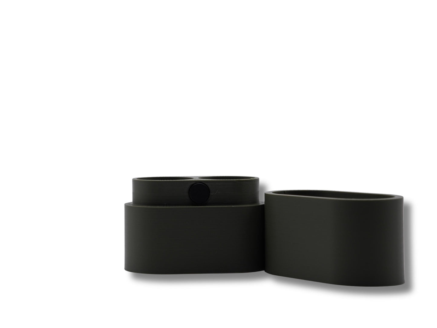 Double Insulin Vial Holder with Strong Magnetic Lid | Compact Diabetes Supply Organizer | Travel Case for Insulin Storage