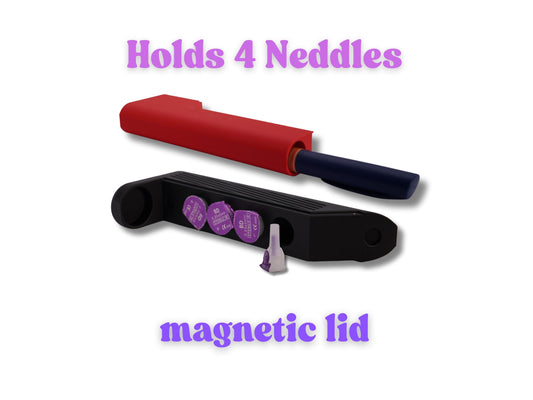 Insulin Pen Case – Magnetic Hard Shell Diabetes Travel Organizer (Compatible with Most Pen Needles)