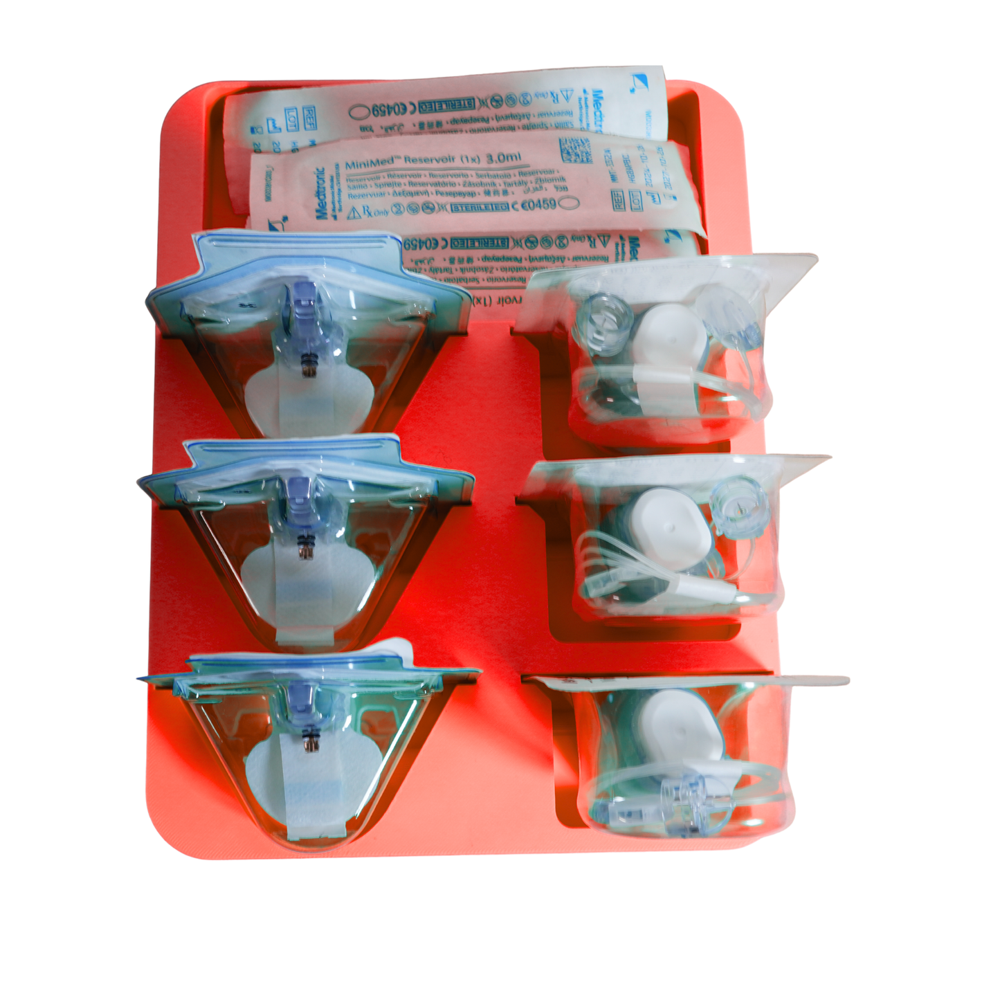 Medtronic Guardian Sensor Organizer Tray | MiniMed Mio Advance Holder | Diabetes Supply Storage | CGM & Infusion Set Organizer