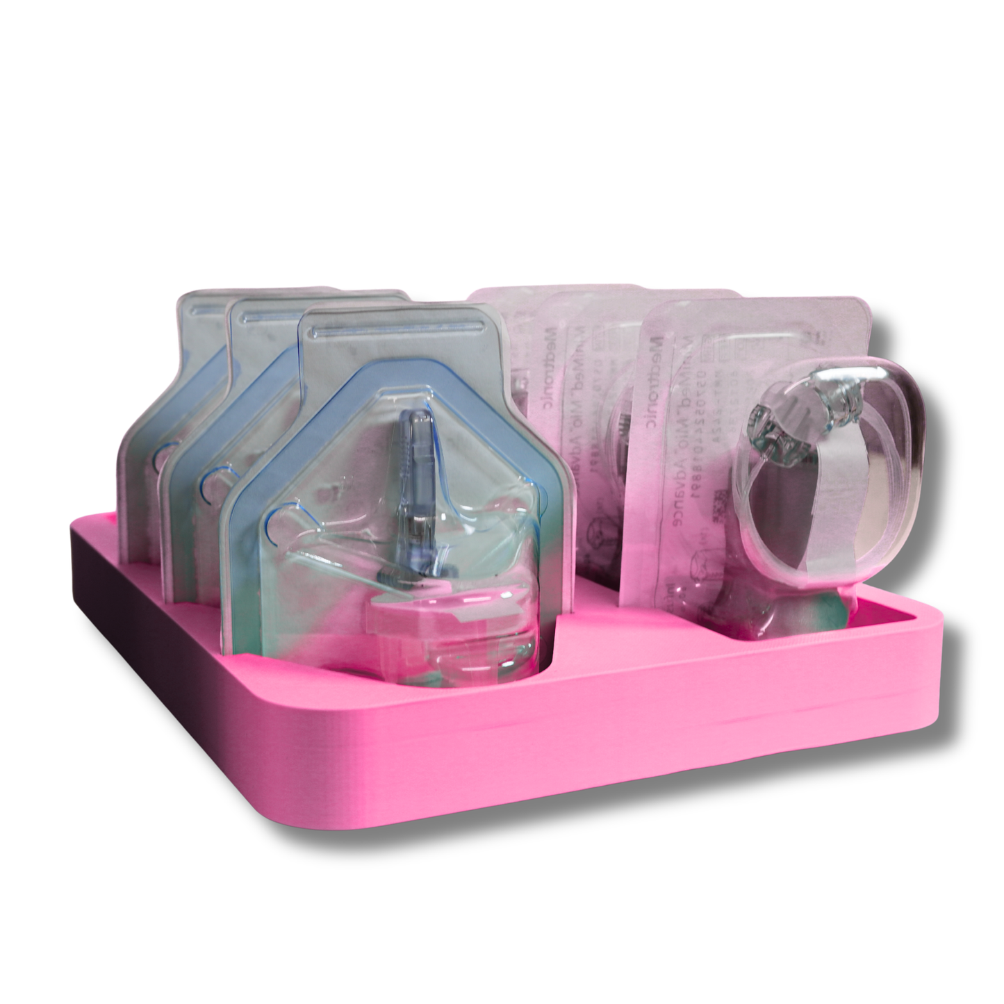 Medtronic Guardian Sensor Organizer Tray | MiniMed Mio Advance Holder | Diabetes Supply Storage | CGM & Infusion Set Organizer