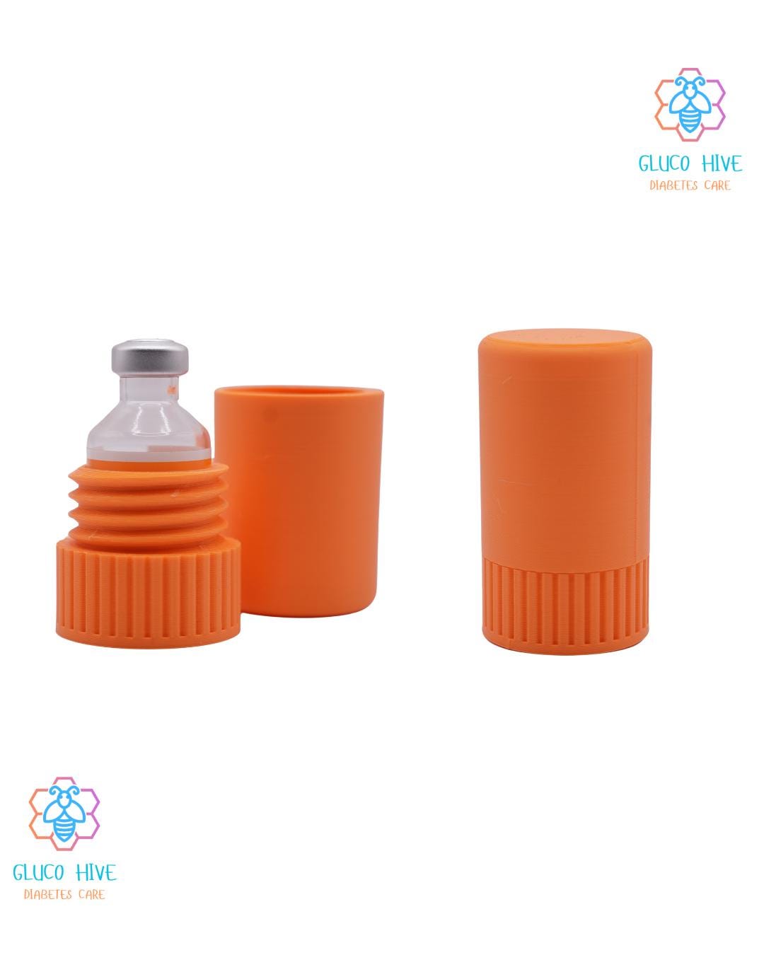 2-Pack Insulin Vial Holder for 10 mL Vials | Compact Diabetes Supply Organizer | Travel Case for Insulin Storage & Protection